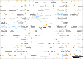 map of Kolová