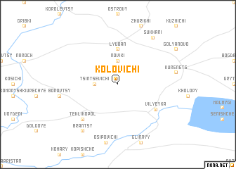 map of Kolovichi