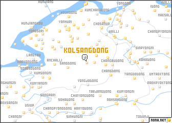 map of Kŏlsang-dong