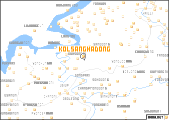 map of Kŏlsangha-dong