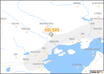 map of Kolsås