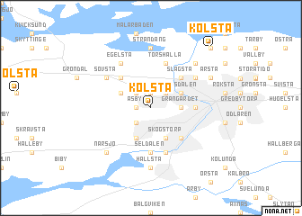 map of Kolsta