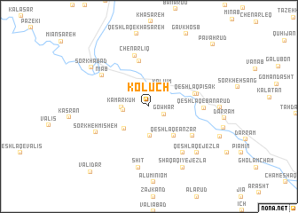 map of Kolūch