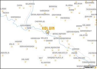 map of Kolū\