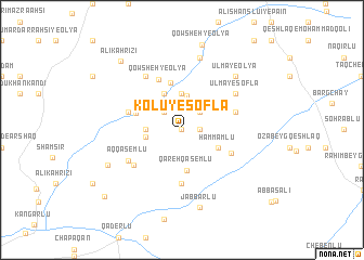 map of Kolū-ye Soflá