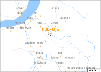 map of Kolweng