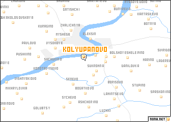 map of Kolyupanovo