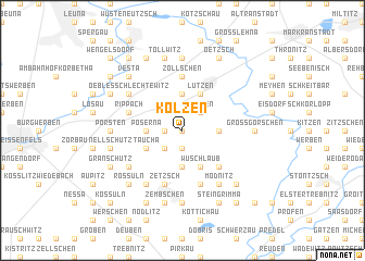 map of Kölzen