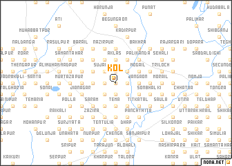 map of Kol