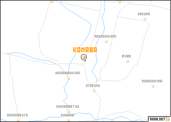 map of Komaba