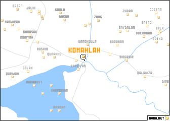 map of Kōmahlah