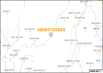 map of Komantangan