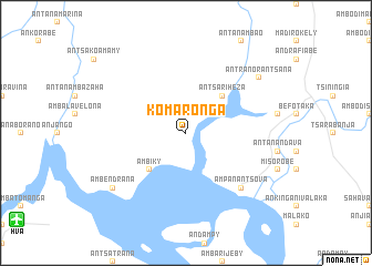 map of Komaronga