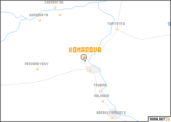 map of Komarova