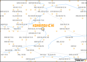 map of Komarovichi