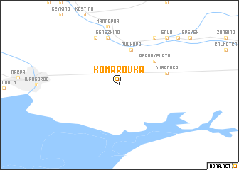 map of Komarovka