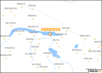 map of Komarovo