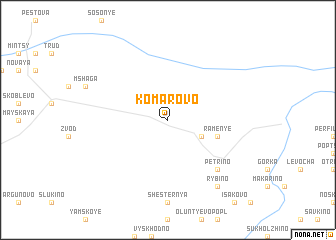map of Komarovo