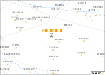 map of Komarovo