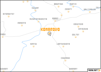 map of Komarovo