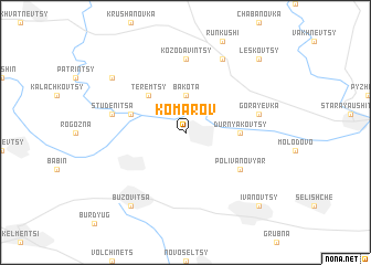 map of Komarov