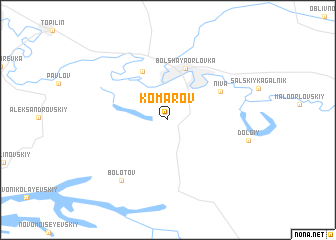 map of Komarov