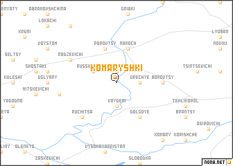 map of Komaryshki