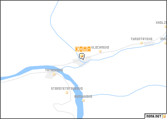 map of Koma