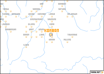 map of Komban