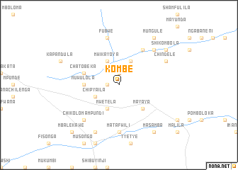 map of Kombe