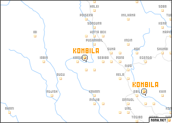 map of Kombila