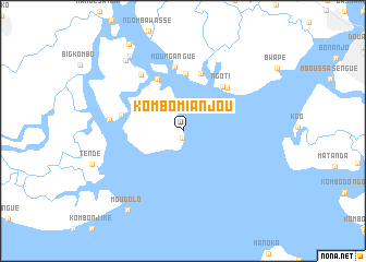 map of Kombo Mianjou