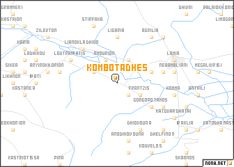 map of Kombotádhes