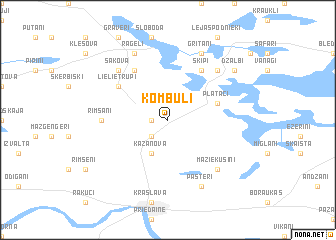 map of Kombuļi