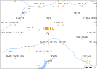 map of Komel\