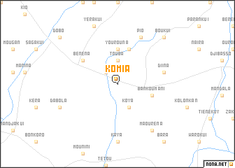 map of Komia