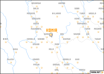 map of Komia