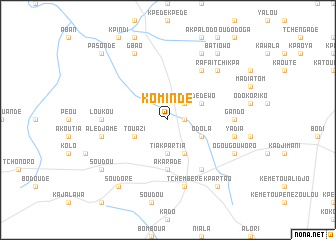 map of Komindè