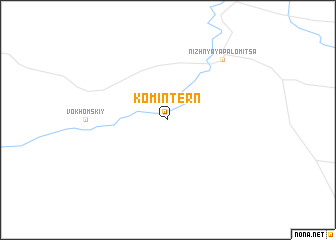 map of Komintern