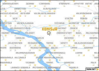 map of Komisja