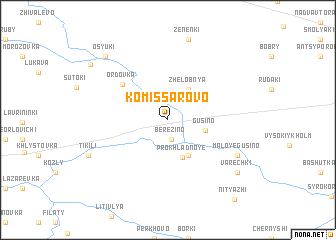 map of Komissarovo