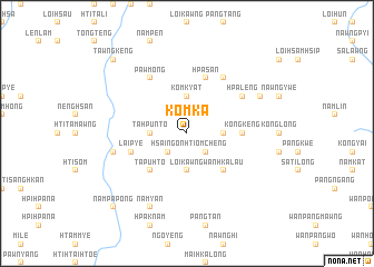 map of Komka