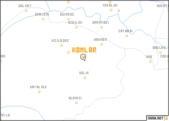 map of Komlar