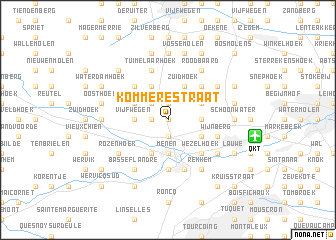 map of Kommerestraat