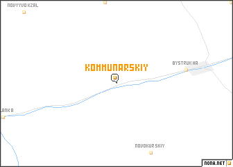 map of Kommunarskiy