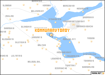 map of Kommunar Vtoroy