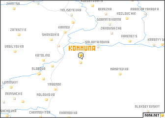 map of Kommuna