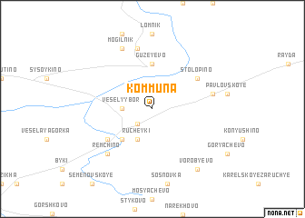 map of Kommuna