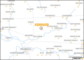 map of Kommuna