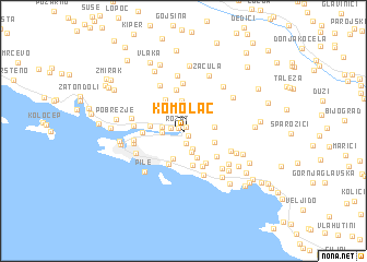 map of Komolac